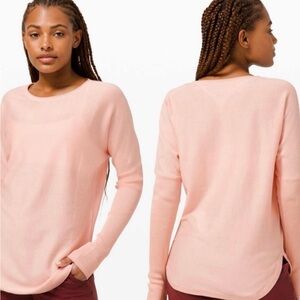 Lululemon Take it All In Sweater Pink Mist Size 2